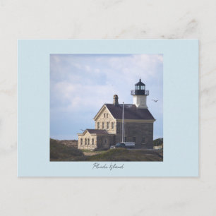 Nordlicht-Leuchtturm Rhode Island Postkarte