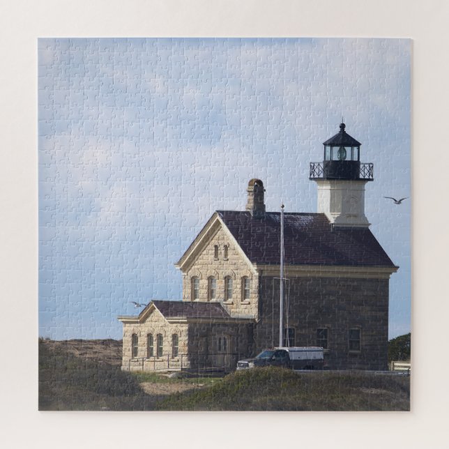 Nordlicht-Leuchtturm Rhode Island Puzzle (Vertikal)