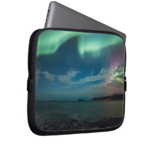 Nordlicht Norwegen Laptop Hülle Laptopschutzhülle