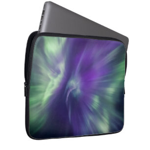 Nordlicht Norwegen Laptop Hülle Laptopschutzhülle