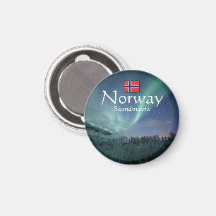 Nordlicht Norwegen Magnet