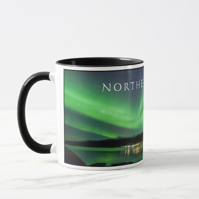 Nordlicht Norwegen Tasse (Links)