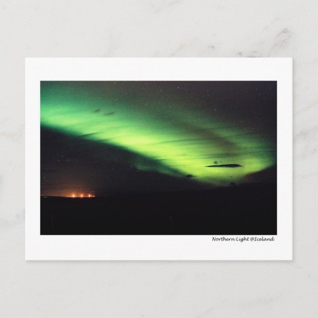 Nordlicht Postkarte (Vorderseite)