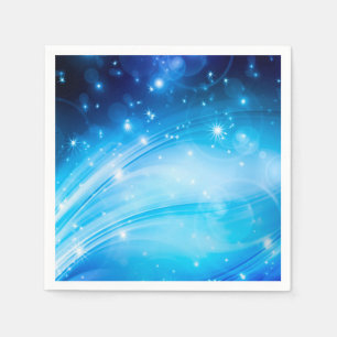Nordlicht spielt Blau die Hauptrolle + Ihr Text u. Serviette