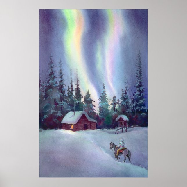 NORDLICHT VON SHARON SHARPE POSTER (Vorne)