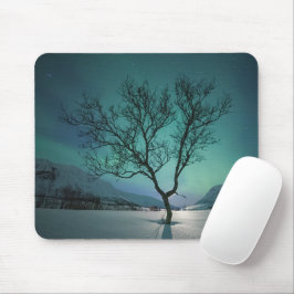 Nordlichtbaum Mousepad