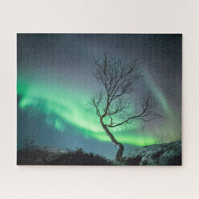 Nordlichtbaum Puzzle (Horizontal)