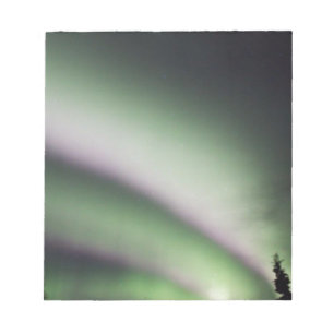 Nordlichter Alaska Notizblock