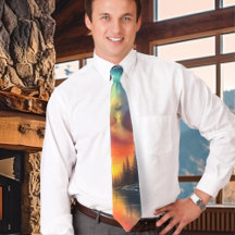 Nordlichter am Lake Neck Tie