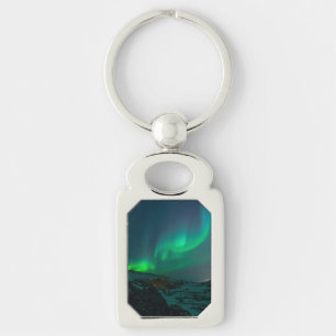 Nordlichter Aurora Borealis Alaska Sterne Schlüsselanhänger