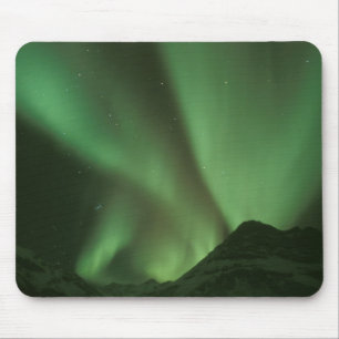 Nordlichter, Aurora borealis an den Ausläufern Mousepad