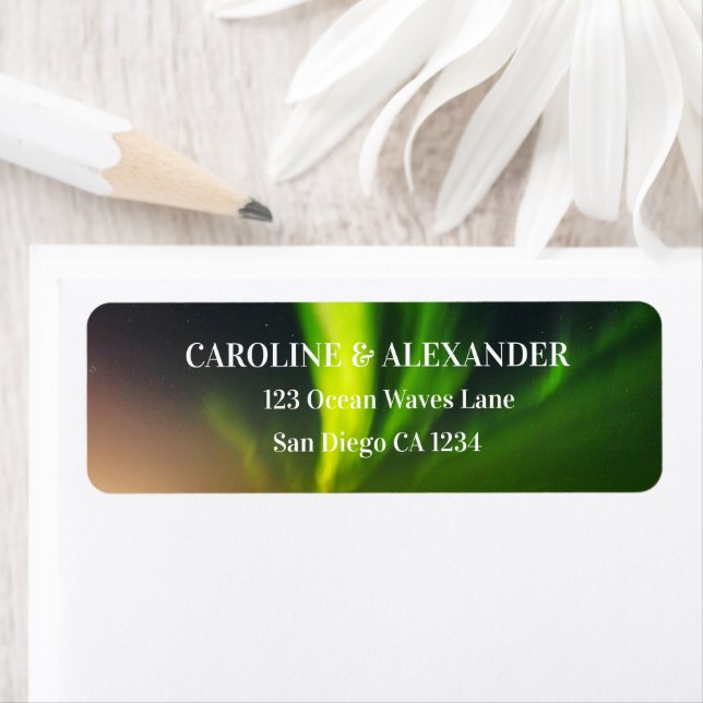 Nordlichter Aurora Borealis Night Sky Rückkehr (Insitu)