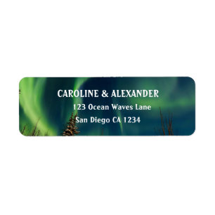 Nordlichter Aurora Borealis Night Sky Rückkehr