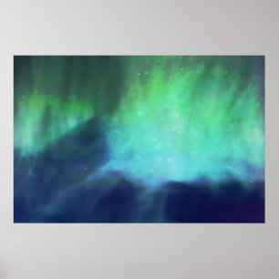 Nordlichter / Aurora Borealis Poster