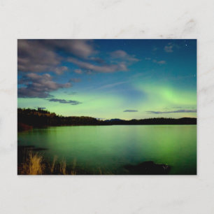 Nordlichter (Aurora borealis) Postkarte