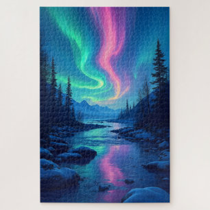 Nordlichter Aurora Borealis Puzzle