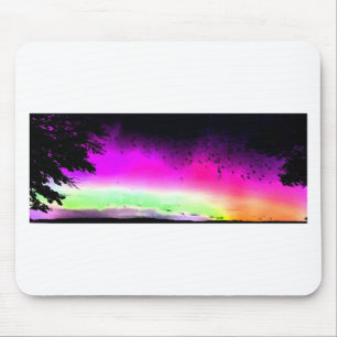 Nordlichter Aurora Borealis Sky Night Nature Mousepad