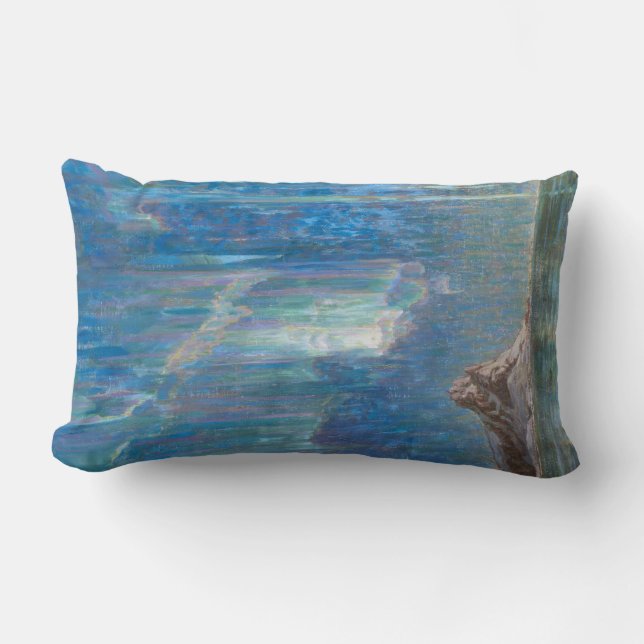 Nordlichter aus Nordnorwegen (Aurora) Lendenkissen (Vorderseite)