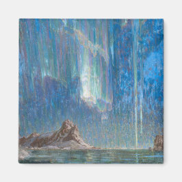 Nordlichter aus Nordnorwegen (Aurora) Magnet