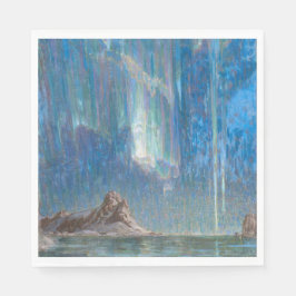 Nordlichter aus Nordnorwegen (Aurora) Serviette
