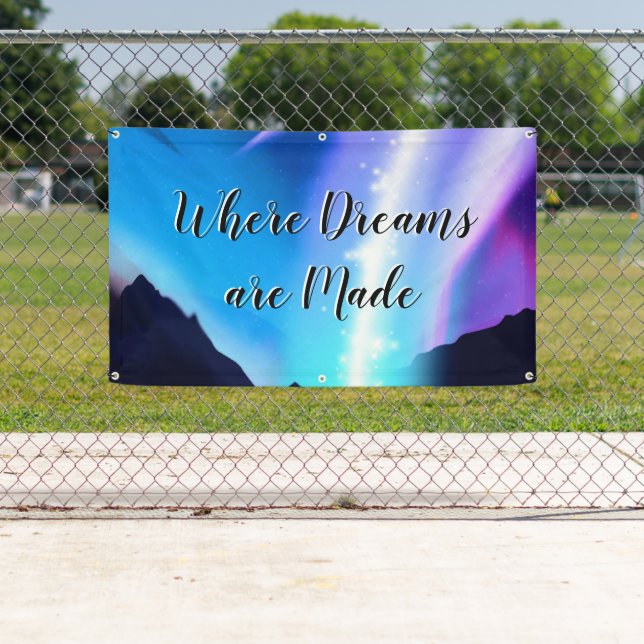 Nordlichter Banner (Insitu)