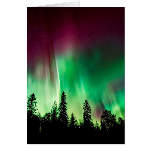 Nordlichter der Aurora borealis (Vorne)