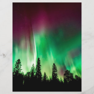 Nordlichter der Aurora borealis