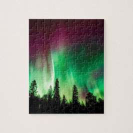 Nordlichter der Aurora borealis Puzzle
