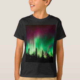 Nordlichter der Aurora borealis T-Shirt