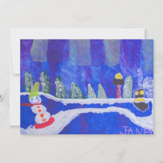 Nordlichter Feiertagskarte