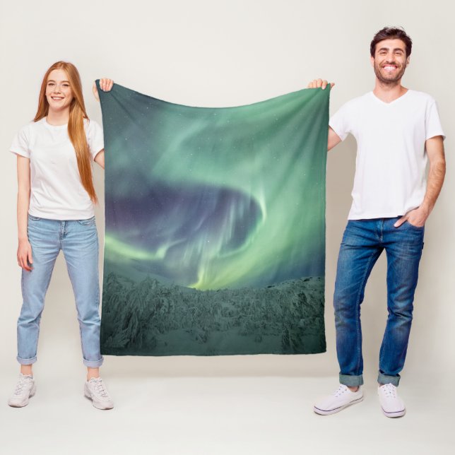 Nordlichter Fleecedecke (Beispiel)