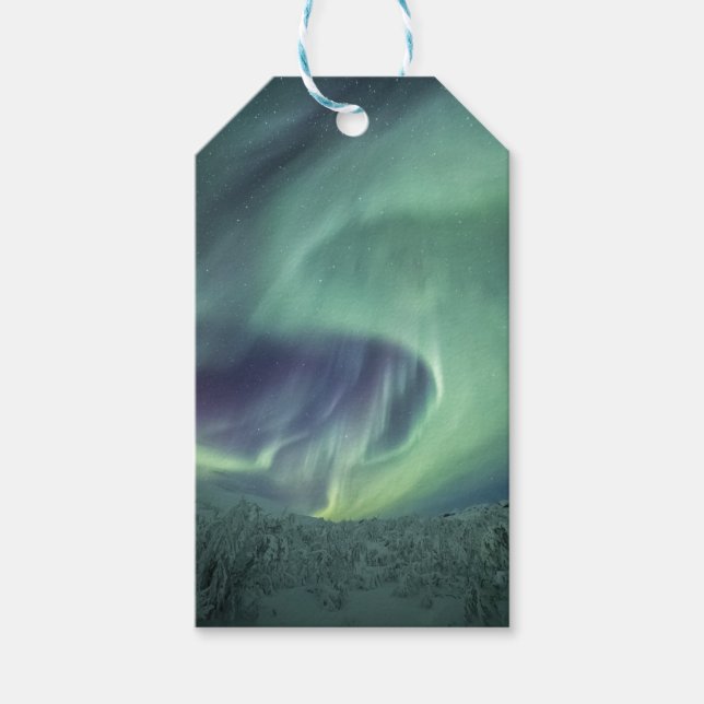 Nordlichter Geschenkanhänger (Vorderseite)