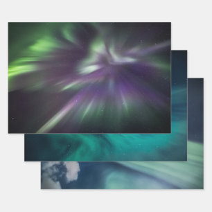 Nordlichter Geschenkpapier Set