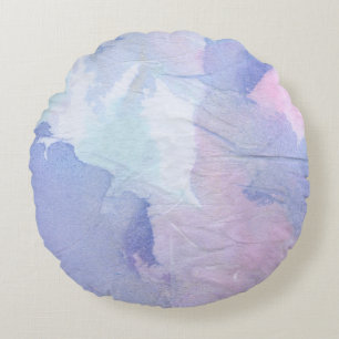 Nordlichter II Rundes Kissen