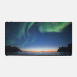 Nordlichter in Norwegen Schreibtischunterlage