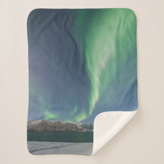 Nordlichter in Norwegen Sherpadecke (Vorderseite)