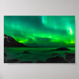 Nordlichter kalt und heiß poster