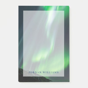 Nordlichter leuchten   Nordirland Post-it Klebezettel