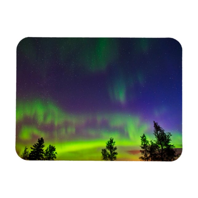Nordlichter | Manitoba Kanada Magnet (Horizontal)