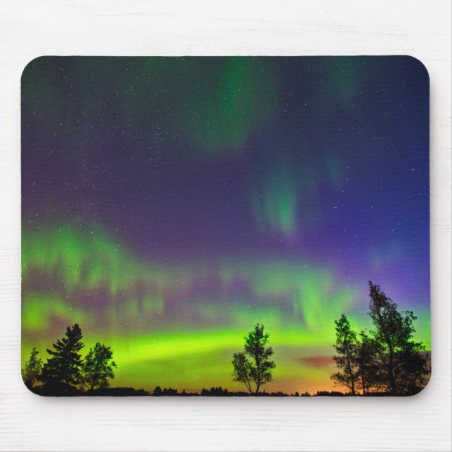 Nordlichter | Manitoba Kanada Mousepad (Vorne)