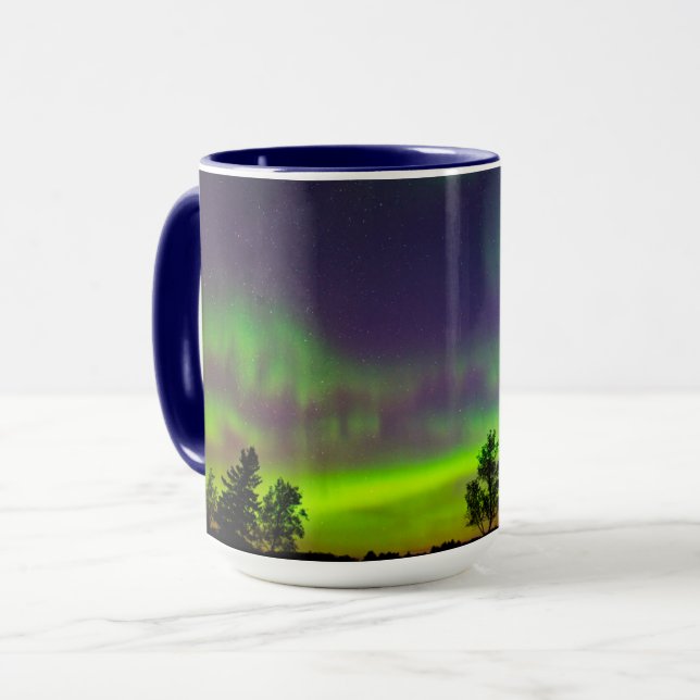 Nordlichter | Manitoba Kanada Tasse (Vorderseite Links)