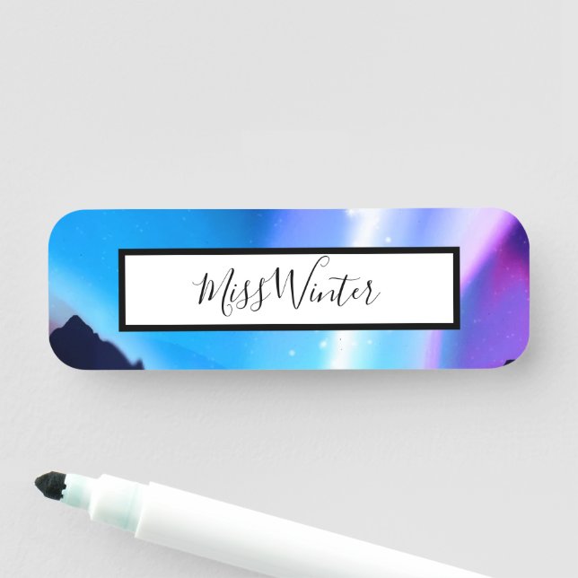 Nordlichter Namensschild (Beispiel)