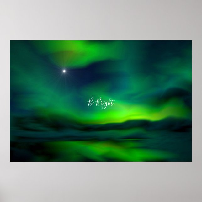 *Nordlichter Nord-Star ist ein schönes Angebot Poster (Vorne)