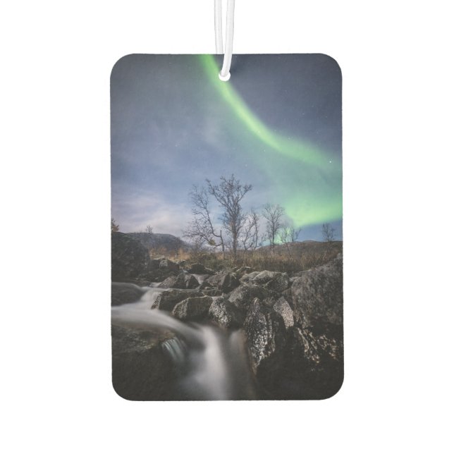 Nordlichter Norwegen Autolufterfrischer (Rückseite)