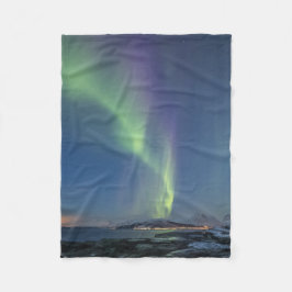 Nordlichter Norwegen Fleecedecke