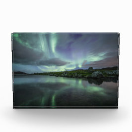 Nordlichter Norwegen Fotoblock