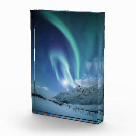 Nordlichter Norwegen Fotoblock