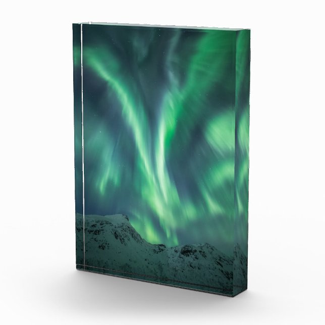 Nordlichter Norwegen Fotoblock (Rechts)