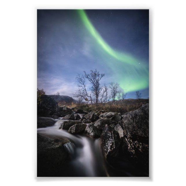 Nordlichter Norwegen Fotodruck (Vorne)