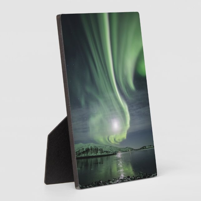 Nordlichter Norwegen Fotoplatte (Seite)